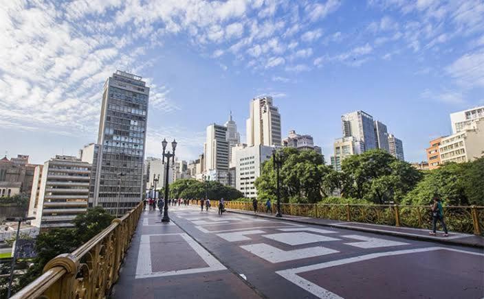 Ferienwohnung Apartamento Bem Localizado Centro De Sp São Paulo Exterior foto